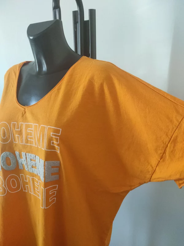 T-shirt Bohème orange